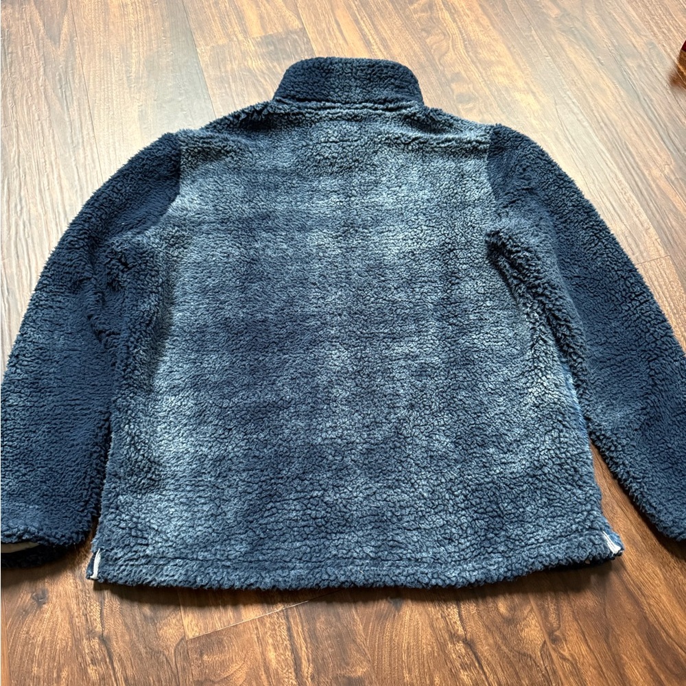 Women’s Navy Blue Fleece Sweater - Picture 5 of 5